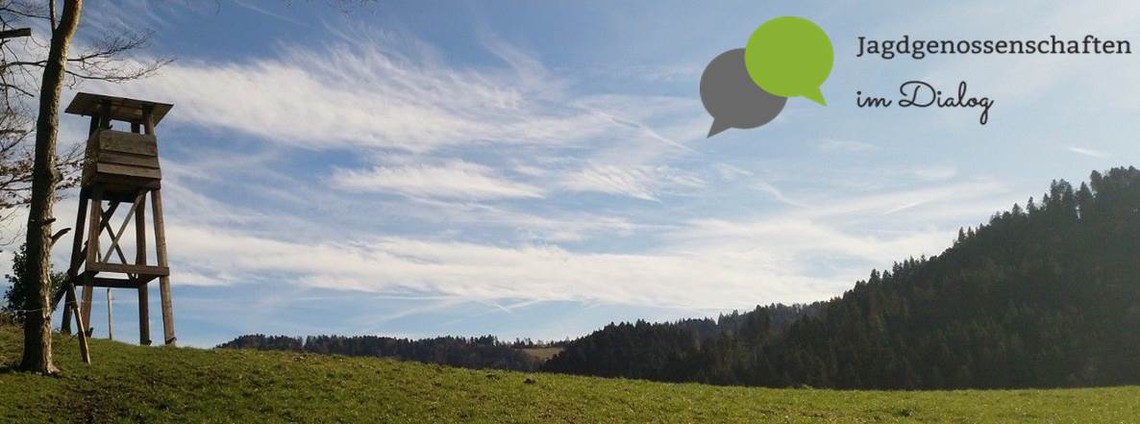 Jagdgenossenschaften im Dialog, Banner