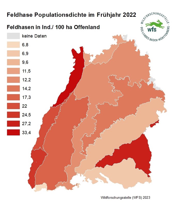 Feldhasenzählung, Feldhase, Wildtiermonitoring, Osterhase, Ostern, Biodiversität